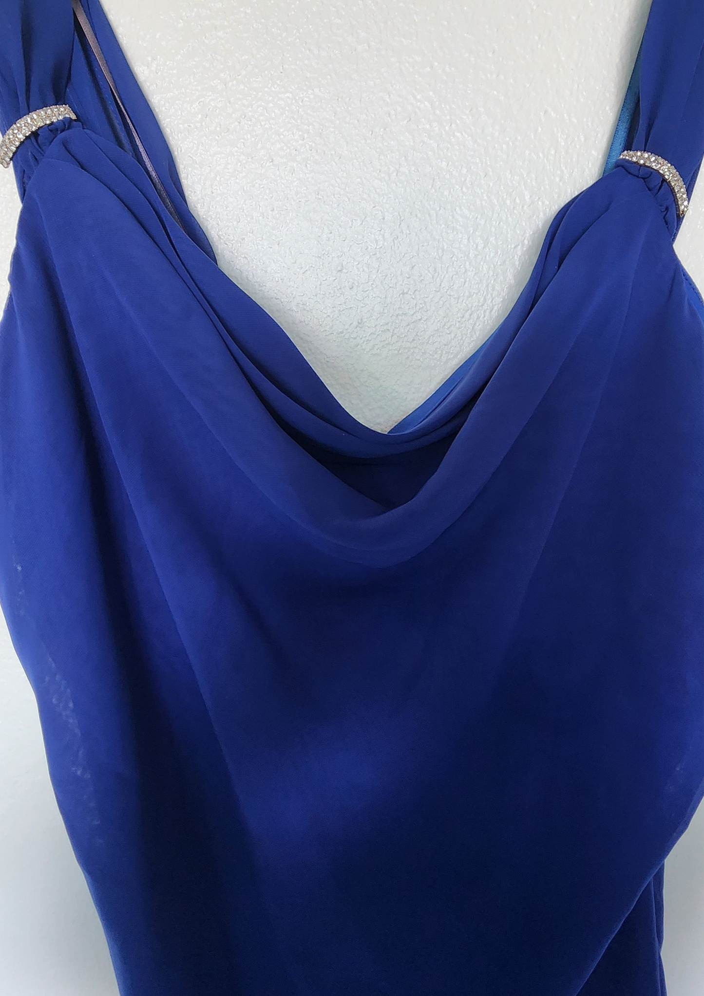 Vestido azul royal formal Size 2XL